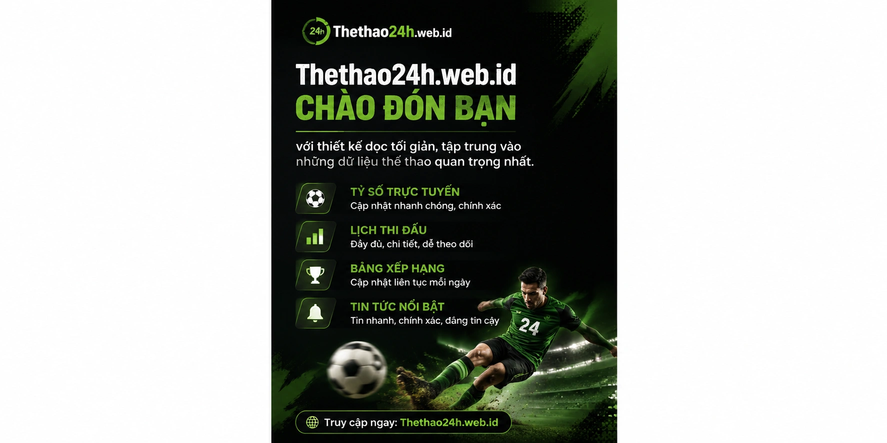 thethao24h statistics card